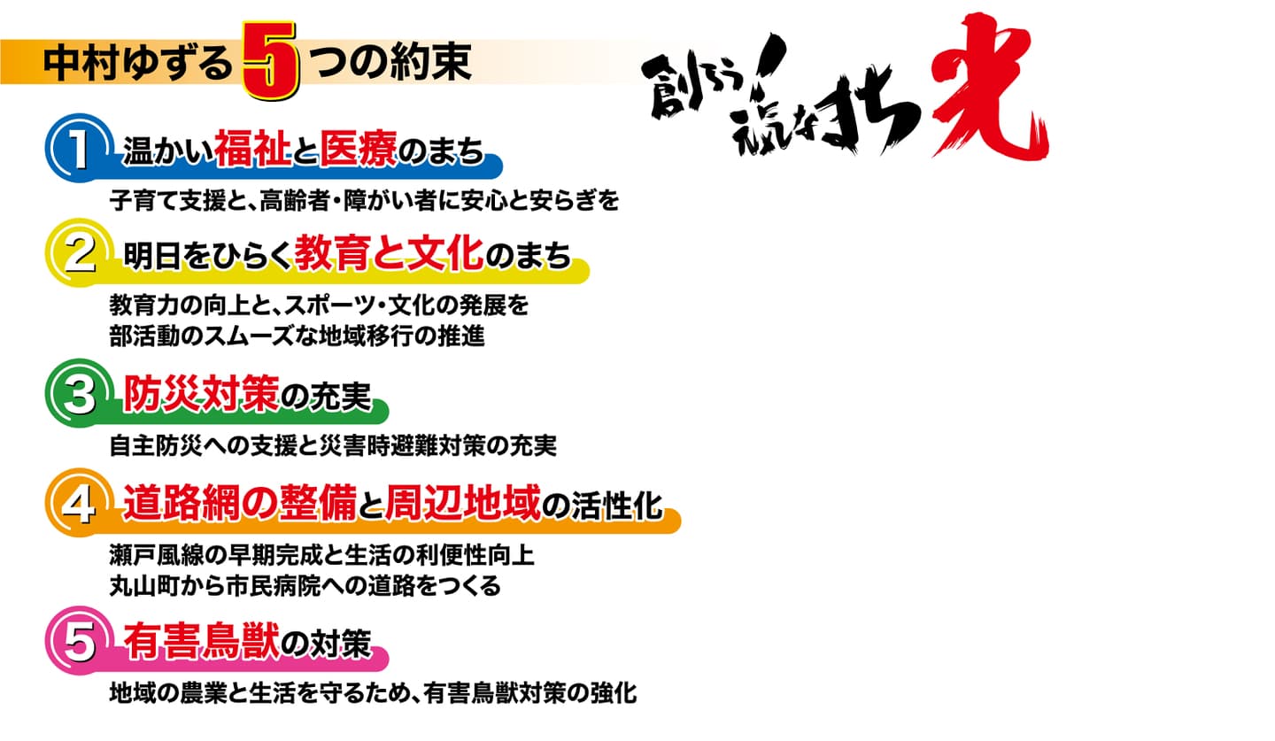 光市議会議員中村ゆずる